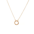 Olivenorma Birth Stone Pendant Natural Crystal Gem Necklace