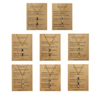 Olivenorma Functional Healing Natural Stone Pea Pendant Necklace