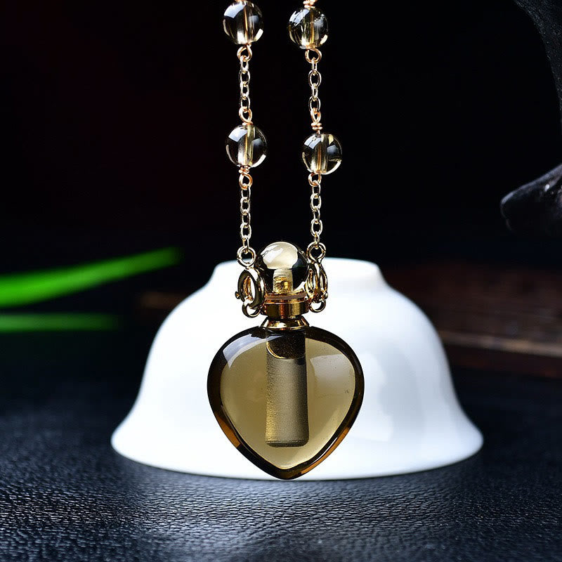 Olivenorma Natural Stone Essential Oil Diffuser Bottle Necklace