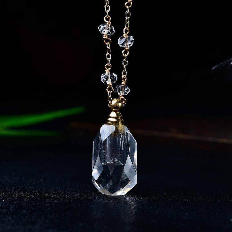 Olivenorma Natural Stone Essential Oil Diffuser Bottle Necklace