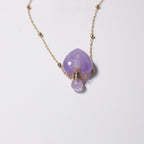 Olivenorma Amethyst Essential Oil Diffuser Bottle Necklace