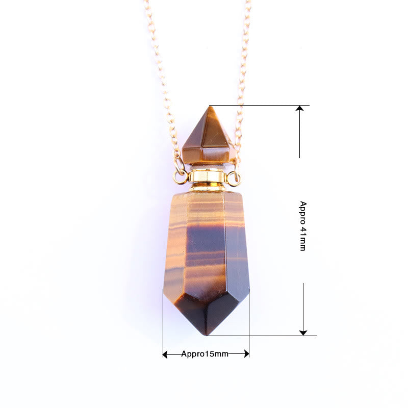 Olivenorma Essential Oil Diffuser Pendulum Bottle Necklace