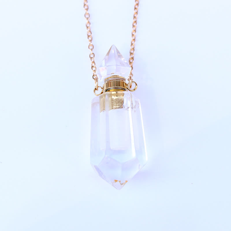 Olivenorma Essential Oil Diffuser Pendulum Bottle Necklace