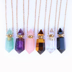 Olivenorma Essential Oil Diffuser Pendulum Bottle Necklace
