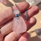 Olivenorma Crystal Essential Oil Diffuser Perfume Bottle Necklace