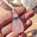 Olivenorma Crystal Essential Oil Diffuser Perfume Bottle Necklace