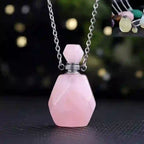 Olivenorma Essential Oil Diffuser Square Cut Perfume Bottle Necklace