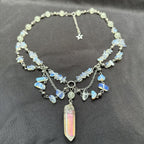 Olivenorma Natural Opalite Layered Choker Necklace