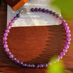 Olivenorma 6/8mm Natural Amethyst Bead Necklace
