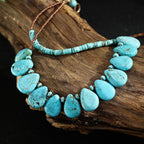Olivenorma Bohemian Natural Turquoise Delicate Necklace