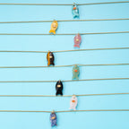 Olivenorma Natural Stone Cut Fish Shape Pendant Necklace