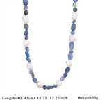 Olivenorma Crystal Beads Stainless Steel Fish Pendant Necklace