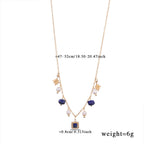 Olivenorma Freshwater Pearl Lapis Lazuli Beads Necklace