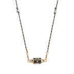 Olivenorma Braided Rope Colorful Tarot Kaleidoscope Pendant Necklace