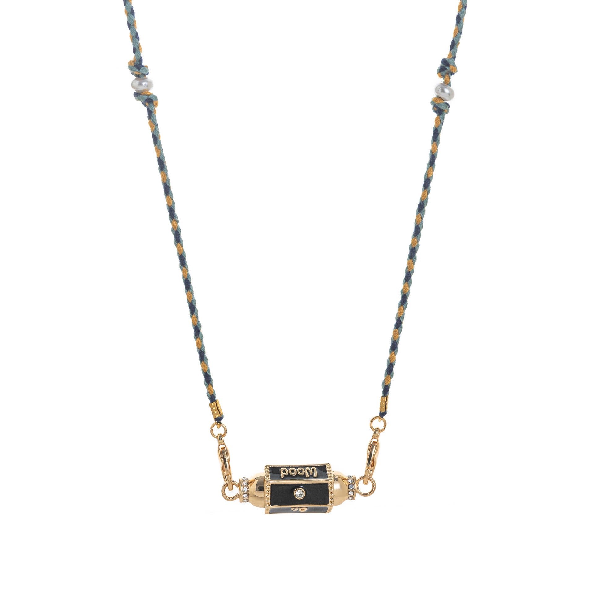 Olivenorma Braided Rope Colorful Tarot Kaleidoscope Pendant Necklace