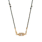 Olivenorma Braided Rope Colorful Tarot Kaleidoscope Pendant Necklace