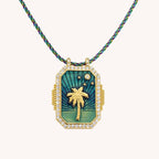 Olivenorma Colorful Tarot Kaleidoscope Braided Bracelet Necklace