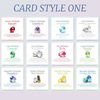 Olivenorma Zodiac Rune Birthstone Stainless Steel Gift Card Necklace