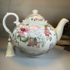 Dream Garden Fine China Teapot