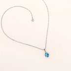 Celestial Blue Charm Necklace