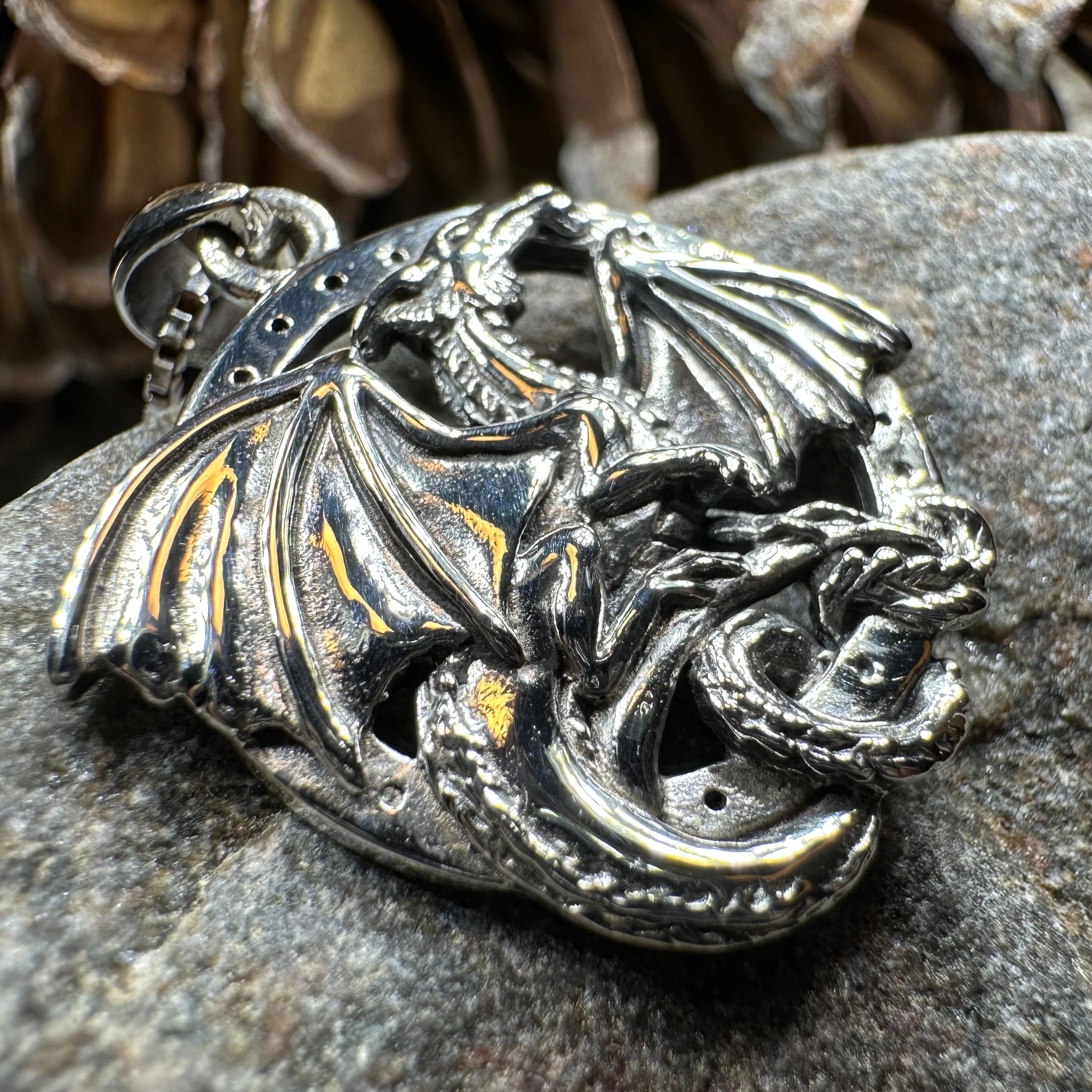 Silverwings Dragon Necklace