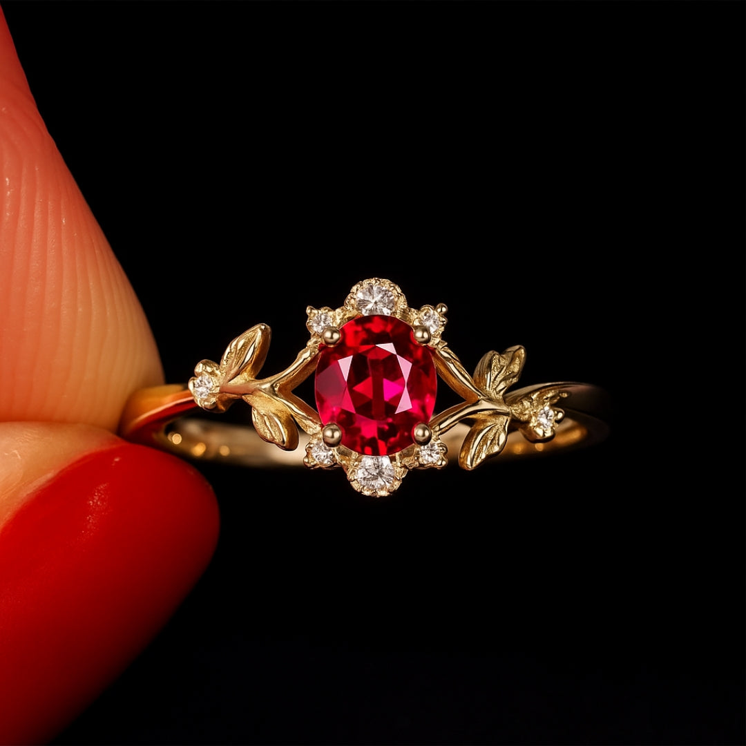 Ruby Engagement Ring