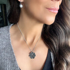 Camellia Necklace - November Flower of the Month