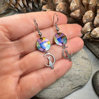 Colorful Cat Artisan Earrings