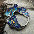 Enamel Celtic Dragon Brooch