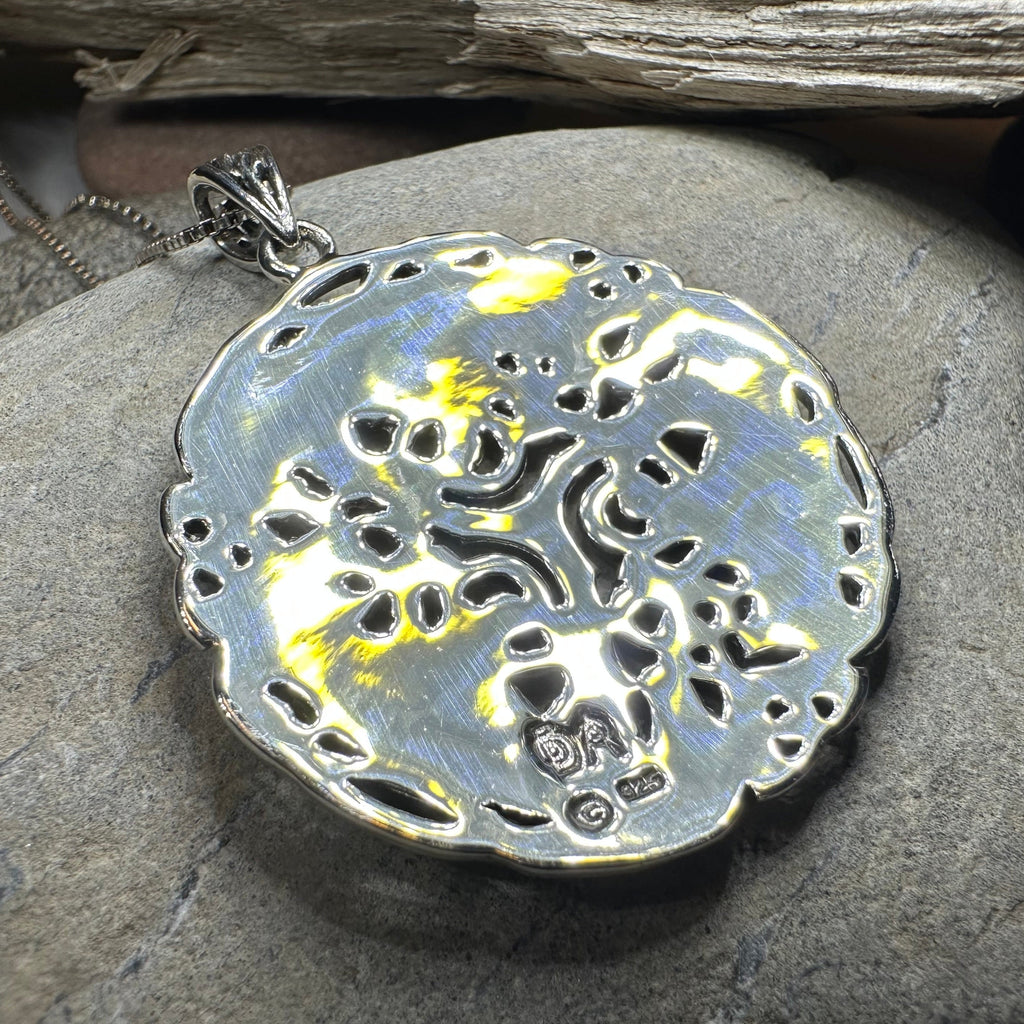 Pictish Triple Celtic Wolf Necklace