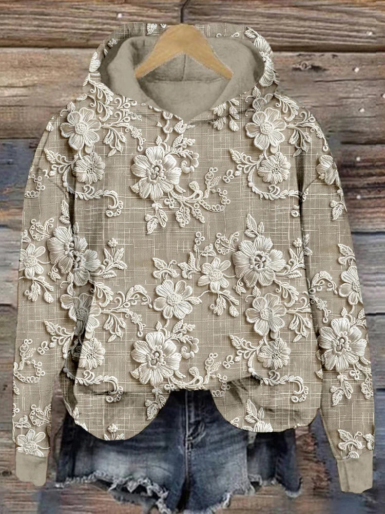 Sage - Floral Embroidered Linen