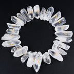 25pcs Clear Quartz Rune Set Handcrafted Nordic Divination