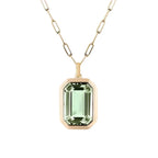 Elowen Green Charm Necklace