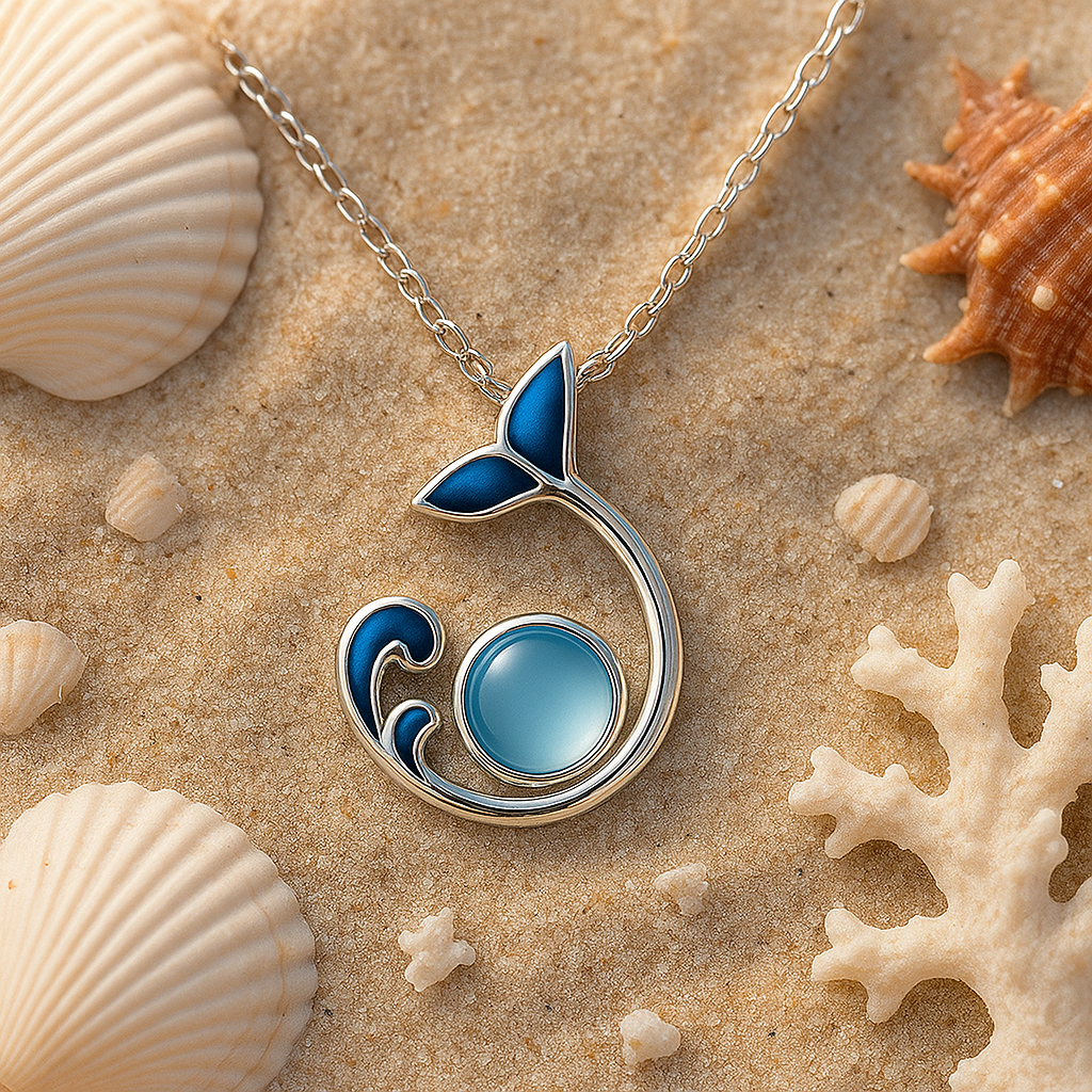 Silver Tides Dance Necklace