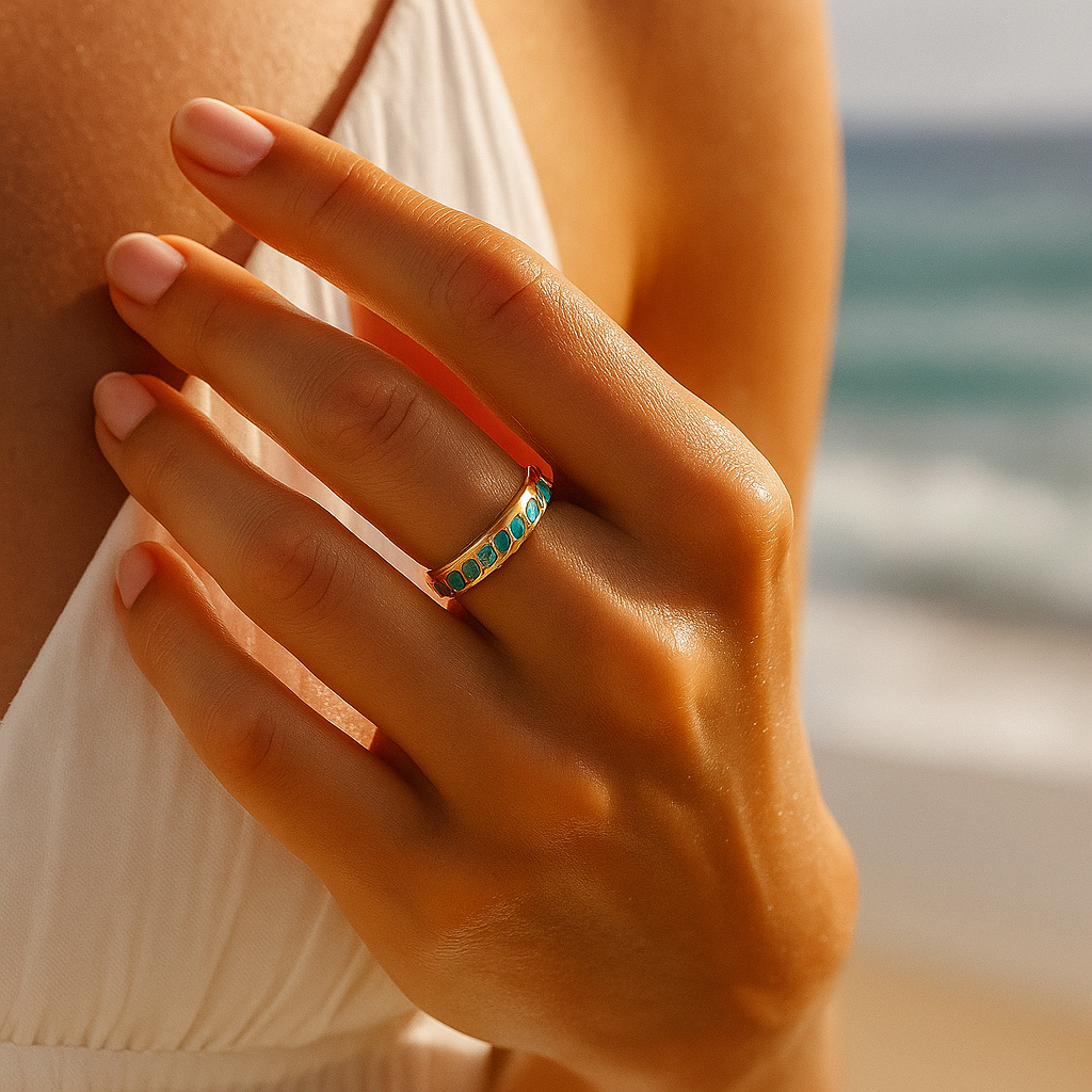 Liora - Radiant Wave Ring