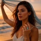 Lymneia - Whisper Blue Ring