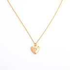 Olivenorma "Shine in My Heart"-Birthstone Heart Album Gift Card  Necklace