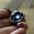 Olivenorma Glass 12 Stars Zodiac Protection Necklace