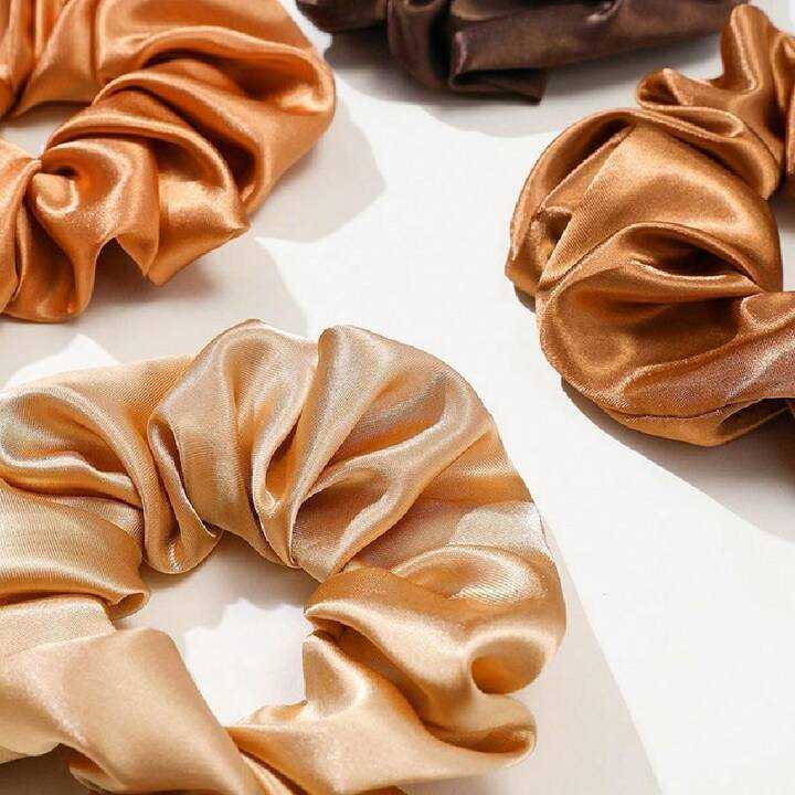 12 Pcs Silk Scrunchies for Women Large Satin Elastic Hair Ties Jumbo