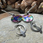 Colorful Cat Artisan Earrings