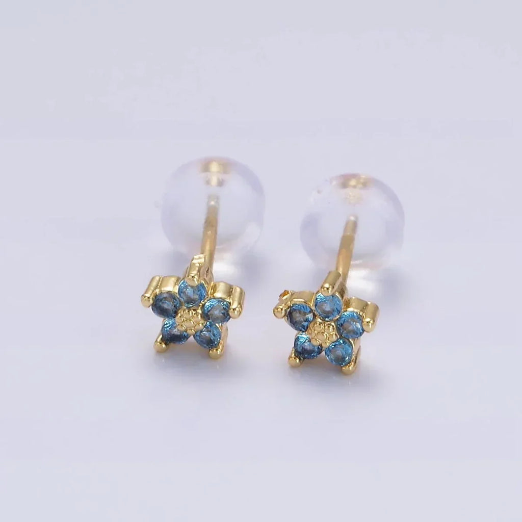 Dainty Flower Stud Earrings