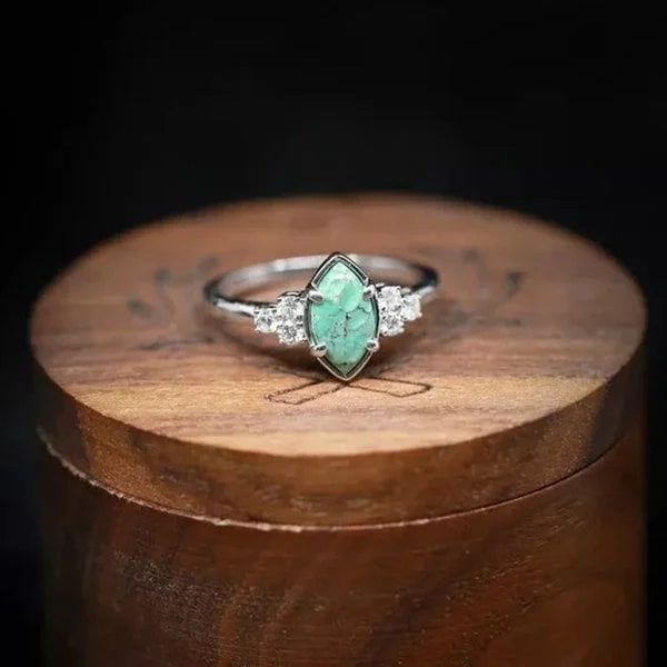 Exclusive Turquoise & Diamond Ring