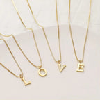 Enzhalynne | Necklace with Initials 18K Gold
