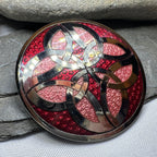 Trinity Knot Enamel Celtic Brooch