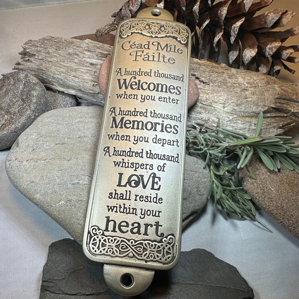 Irish Welcome Door Plaque