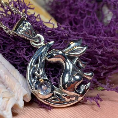 Rabbit Moon Necklace