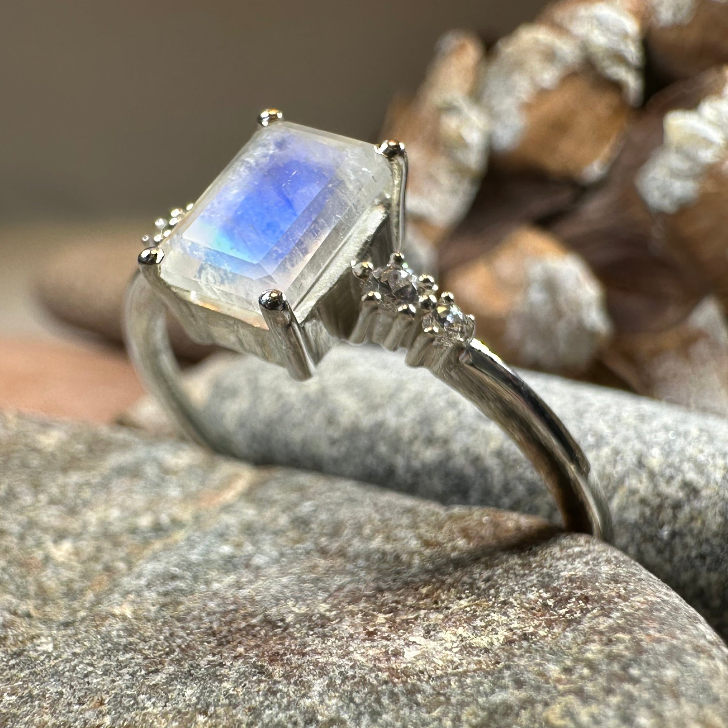 Hilaria Moonstone Ring