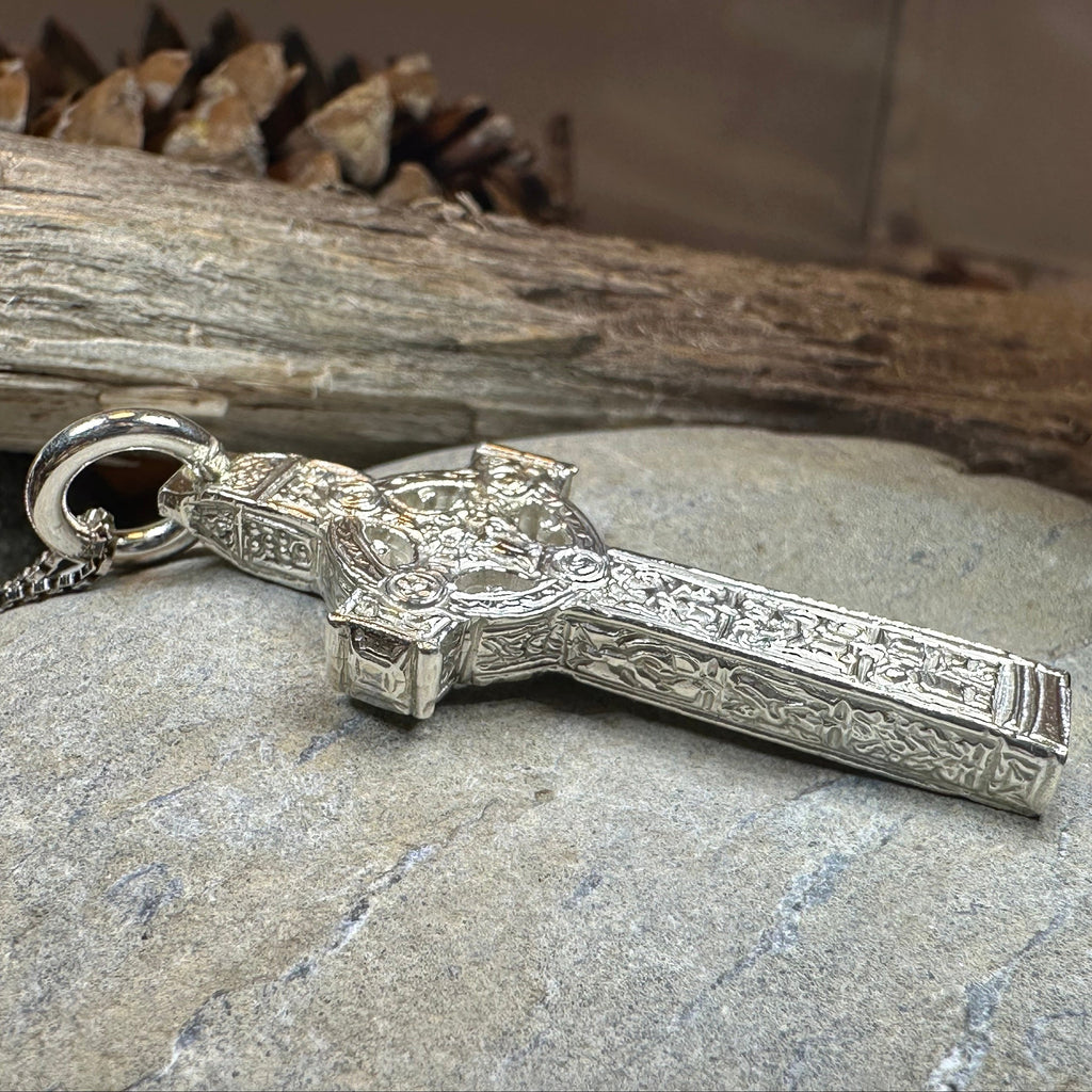 Artisan Irish Clonmacnoise Cross Necklace