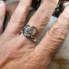 Trinity Knot Heart Ring