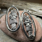 Tartan Bagpiper Earrings